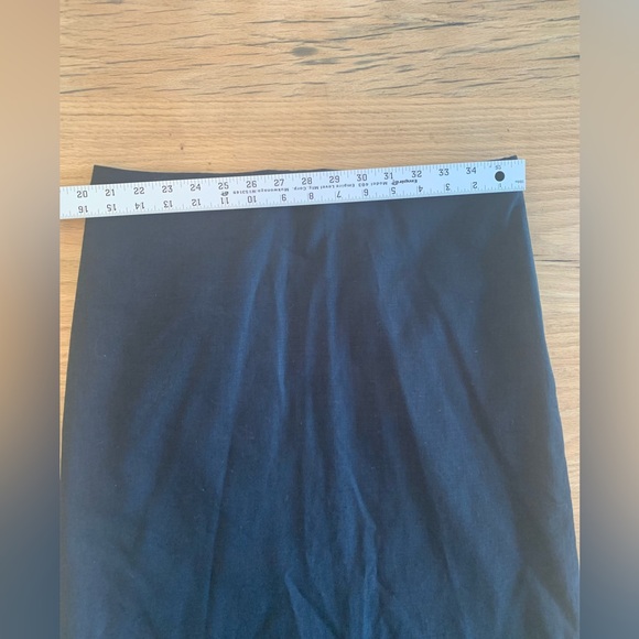 Banana Republic Maxi Stretch Linen Black Pencil Skirt Slit Women’s 8 Preloved - Picture 7 of 8